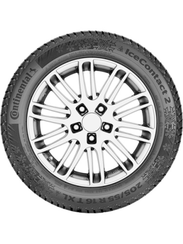 фото протектора и шины IceContact 2 SUV Шина Continental IceContact 2 SUV 235/55 R20 105T